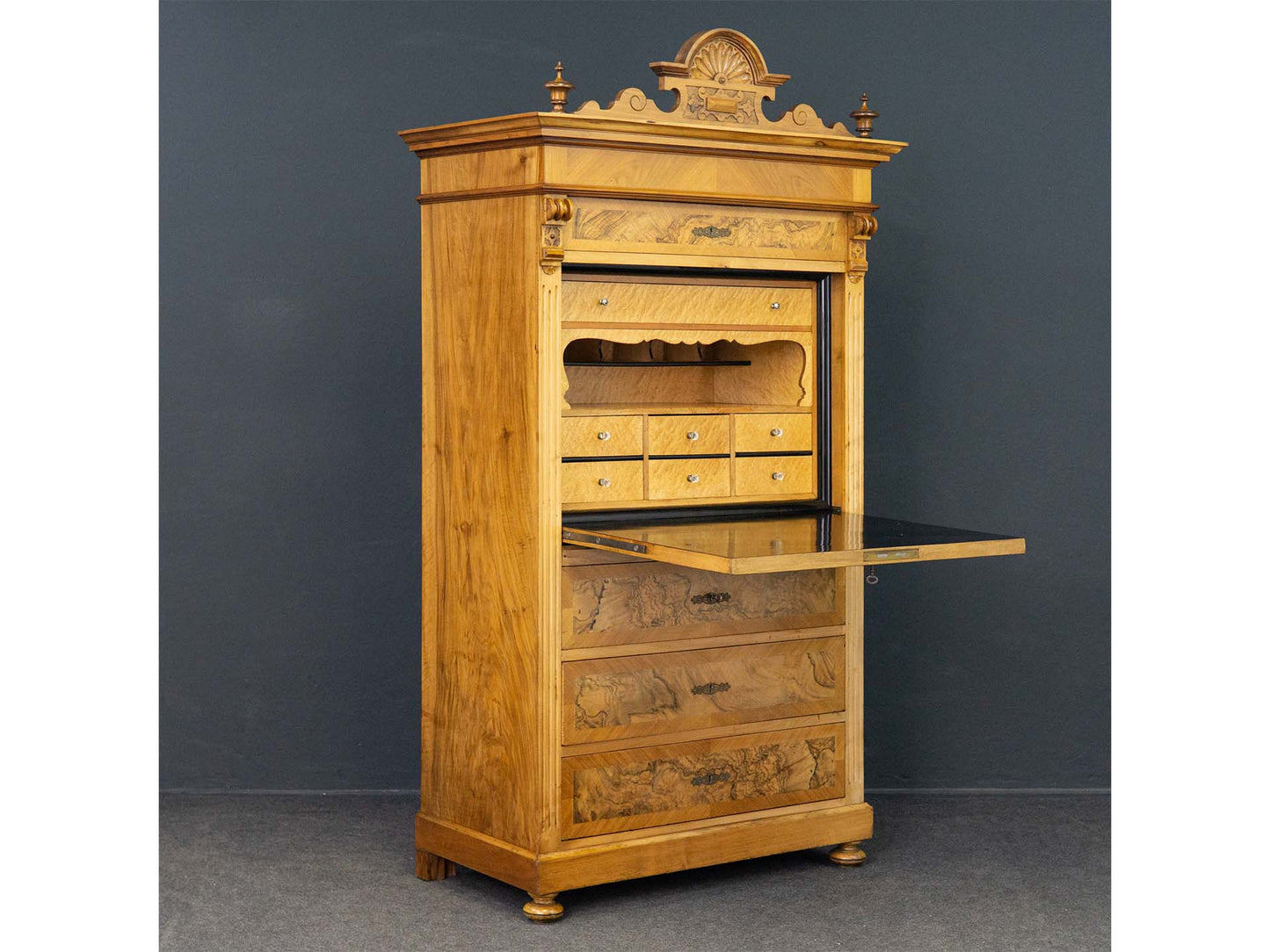 Gründerzeit Sekretär Schreibtisch Desk Alt Antik 2201_1301