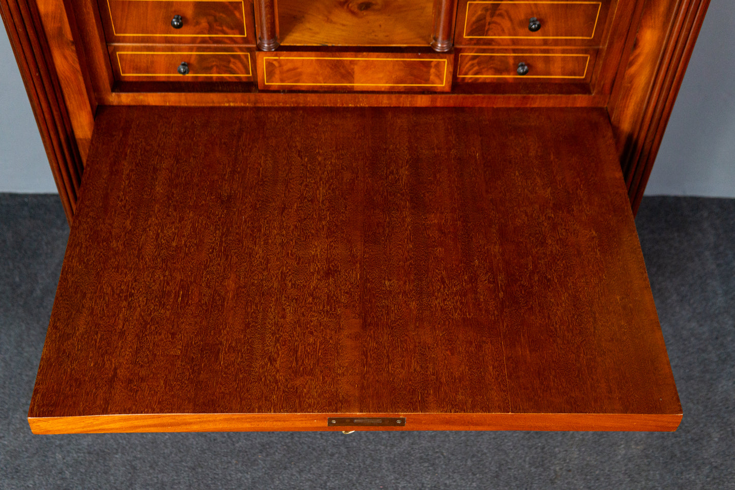 Sekretär Schreibtisch Büro Desk Schrank Regal Antik Alt MÖBLINGER 2411_2607
