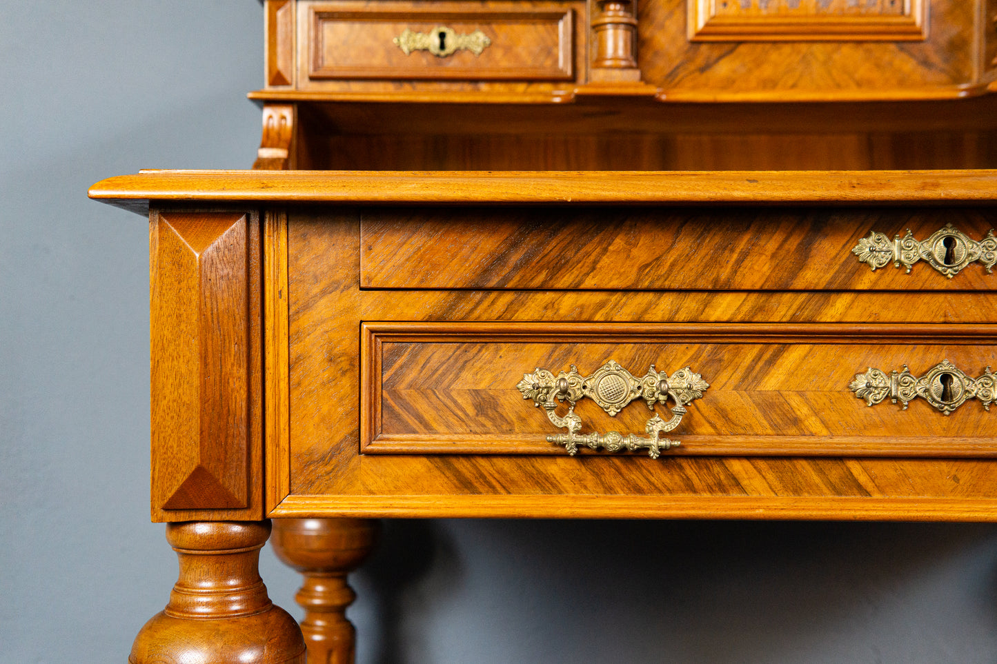 Antik Schreibtisch Tisch Sekretär Desk Büro Vintage Antik MÖBLINGER