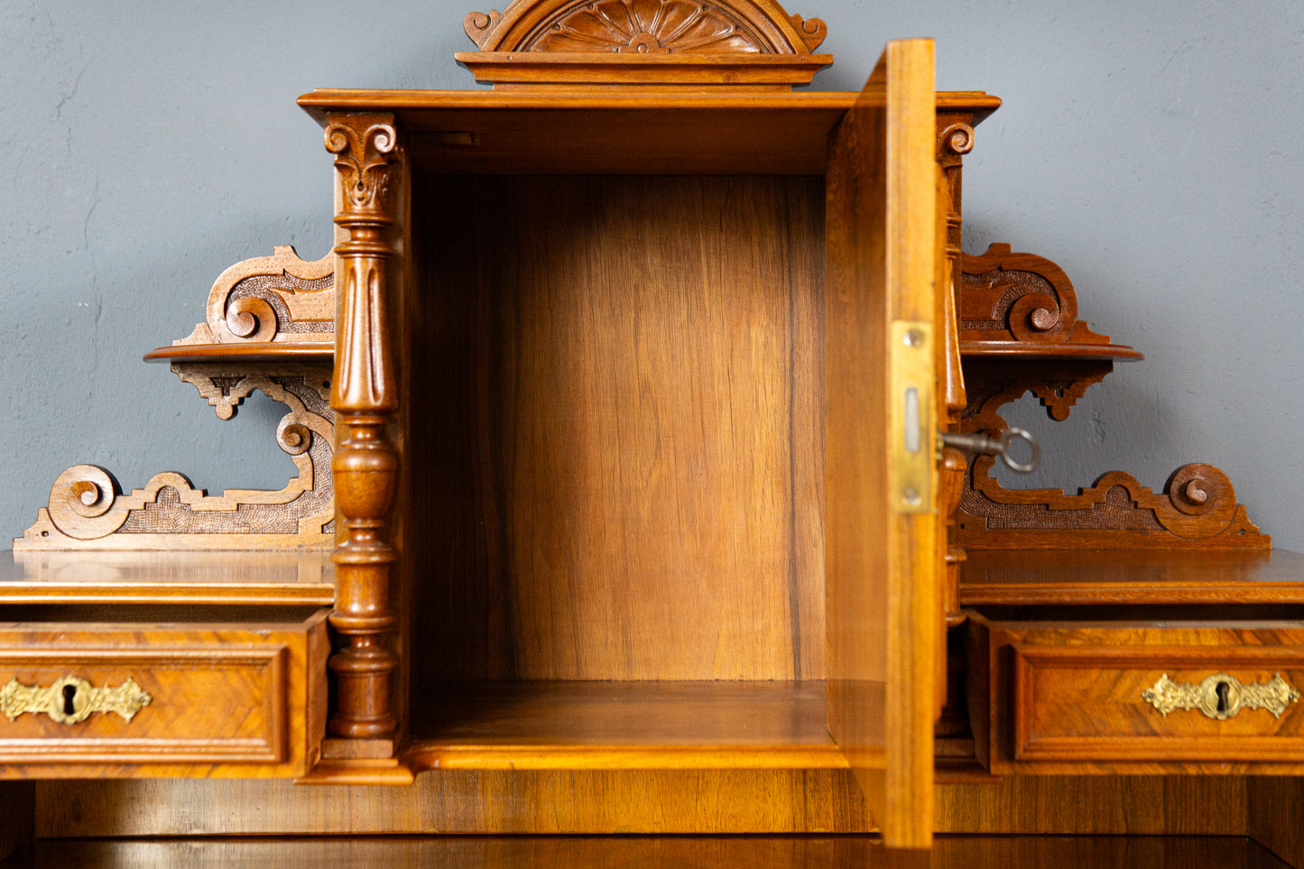 Antik Schreibtisch Tisch Sekretär Desk Büro Vintage Antik MÖBLINGER