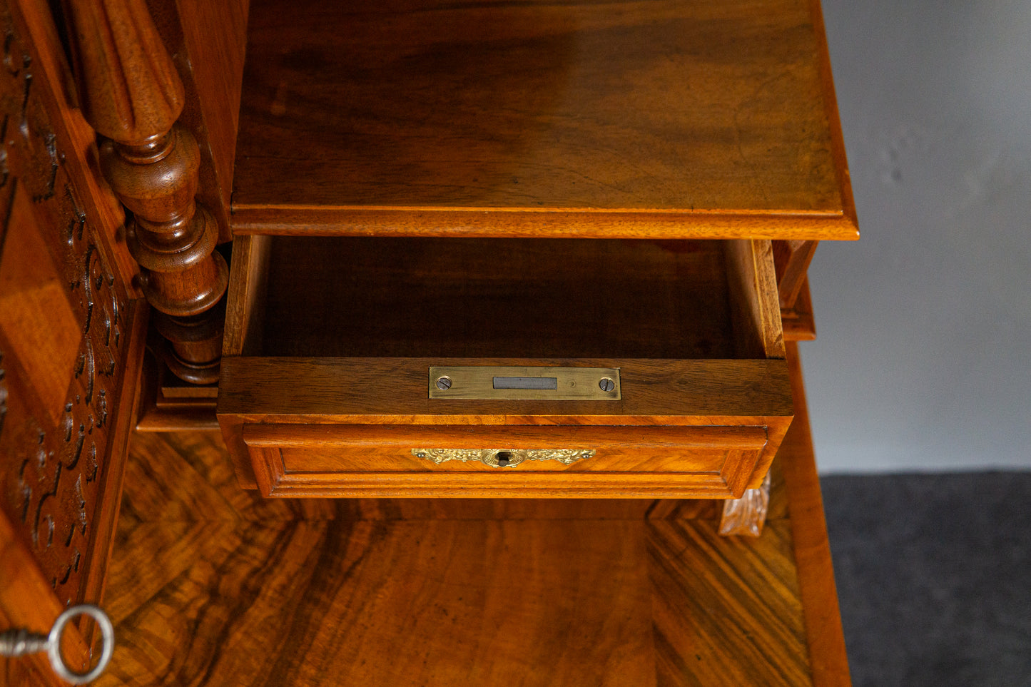 Antik Schreibtisch Tisch Sekretär Desk Büro Vintage Antik MÖBLINGER
