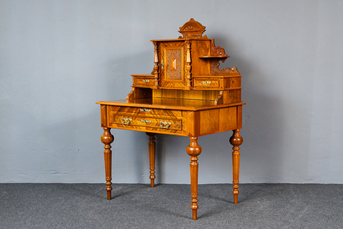 Antik Schreibtisch Tisch Sekretär Desk Büro Vintage Antik MÖBLINGER