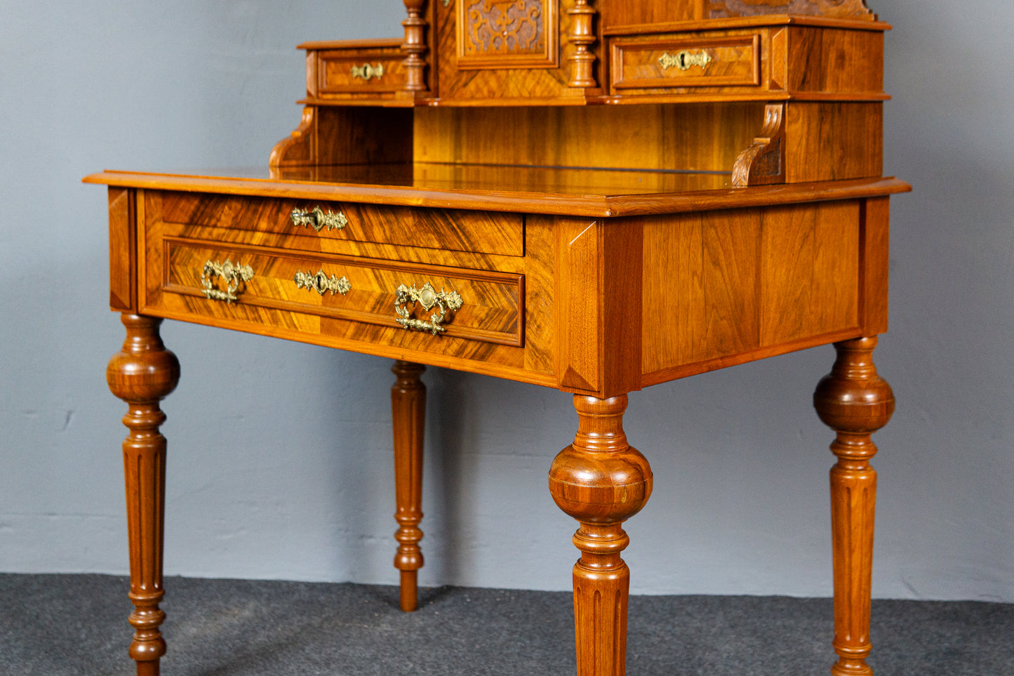 Antik Schreibtisch Tisch Sekretär Desk Büro Vintage Antik MÖBLINGER