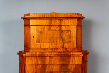 Biedermeier Eckschrank Regal Kommode Schrank Antik Alt MÖBLINGER 2411_2609