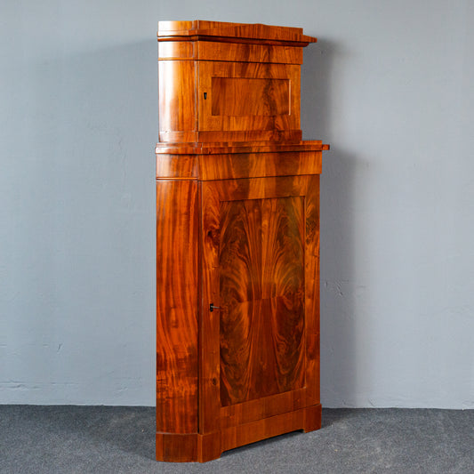 Biedermeier Eckschrank Regal Kommode Schrank Antik Alt MÖBLINGER 2411_2609