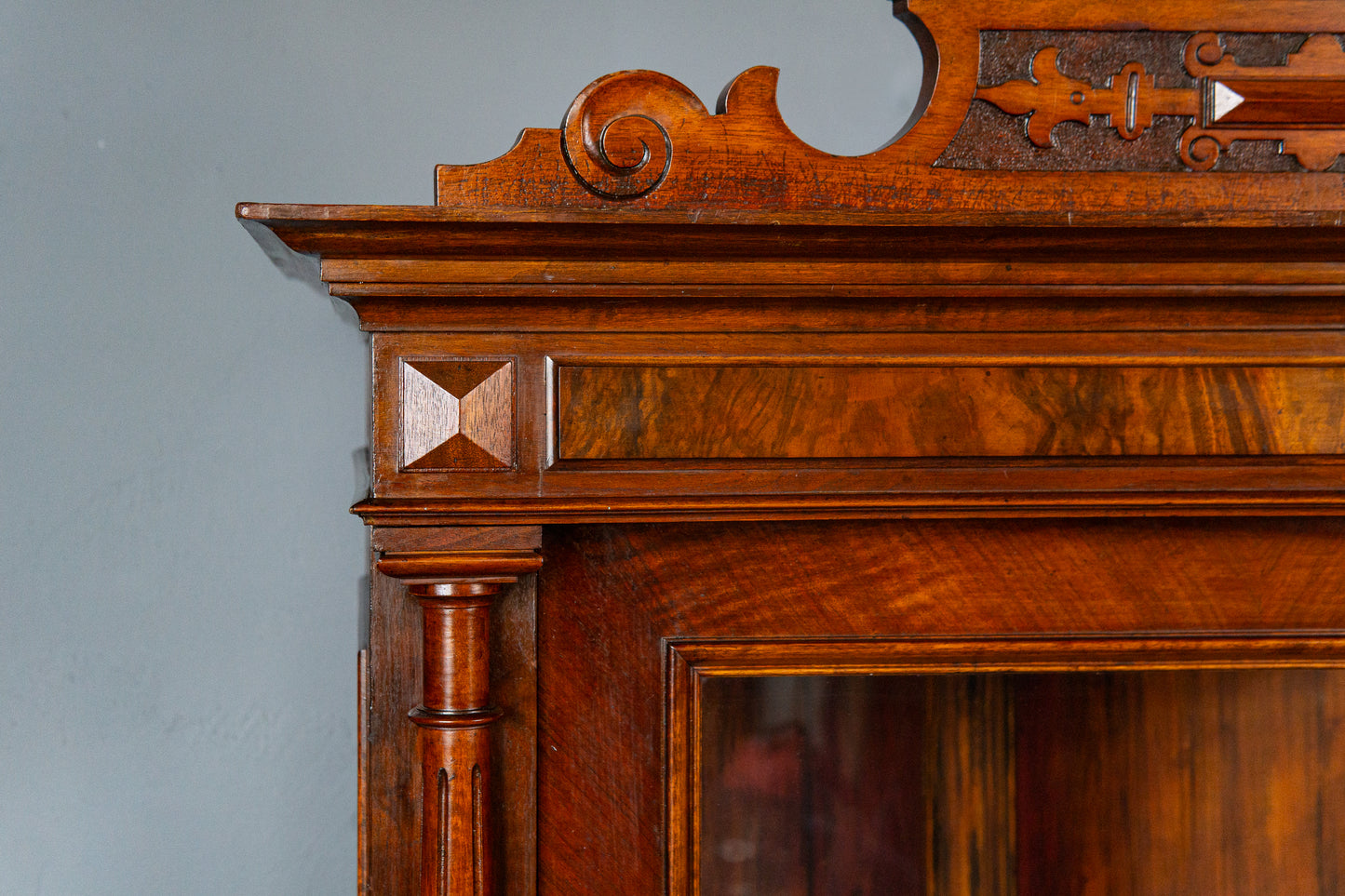 Gründerzeit Vitrine Schrank Regal Buffet Kommode Antik MÖBLINGER 2411_2704