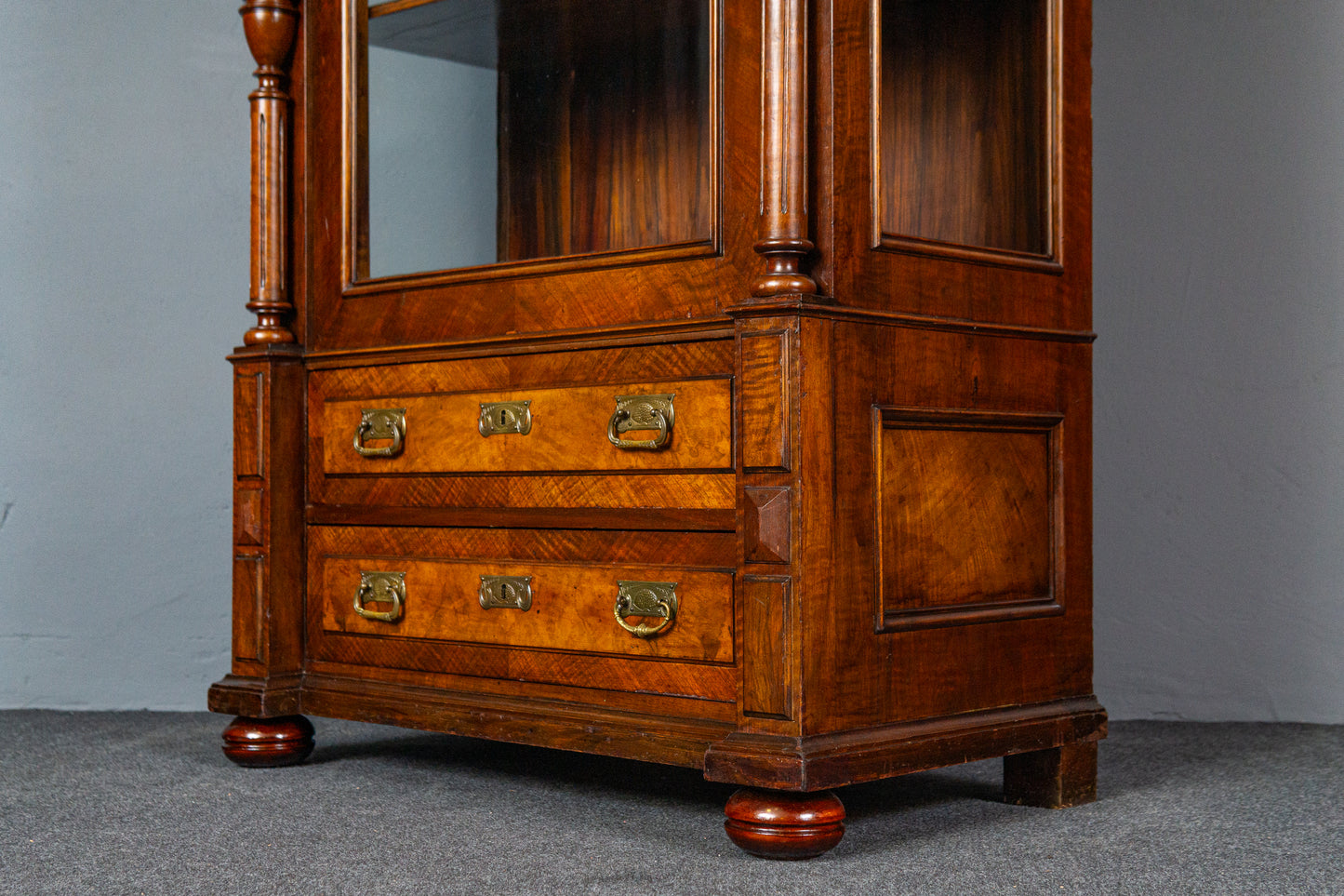 Gründerzeit Vitrine Schrank Regal Buffet Kommode Antik MÖBLINGER 2411_2704