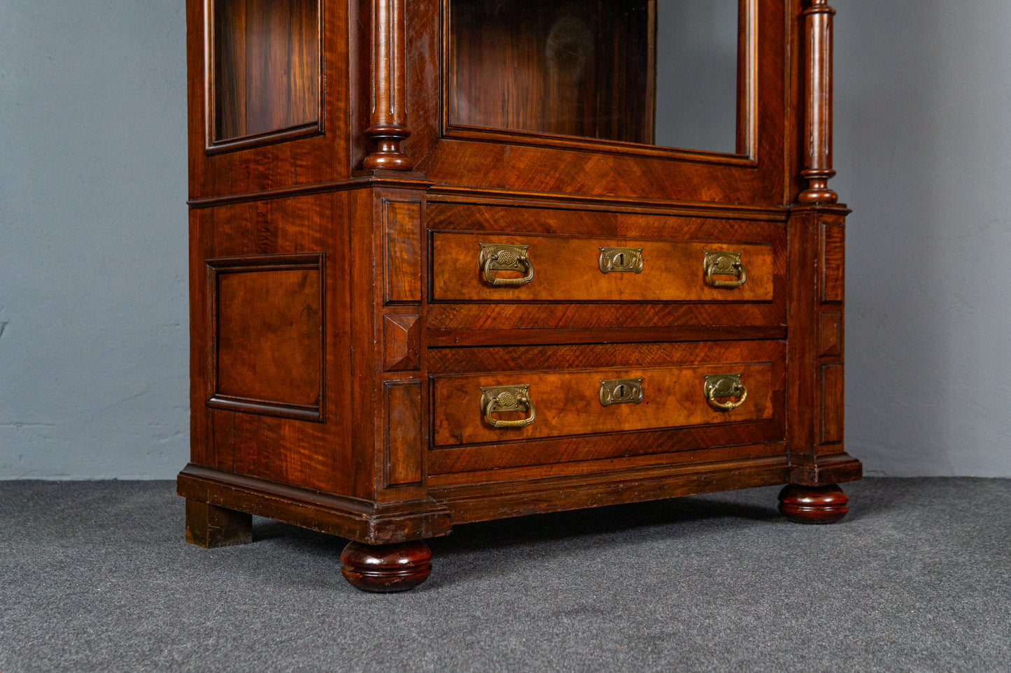Gründerzeit Vitrine Schrank Regal Buffet Kommode Antik MÖBLINGER 2411_2704