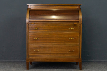 Sekretär Desk Schreibtisch Zylinderbüro Alt Vintage 2201_2002