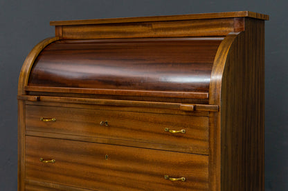 Sekretär Desk Schreibtisch Zylinderbüro Alt Vintage 2201_2002