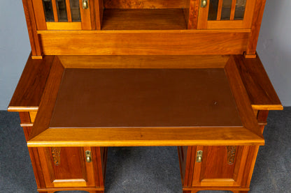restaur. Schreibtisch Sekretär Büro Tisch Schrank Antik MÖBLINGER 2411_2708