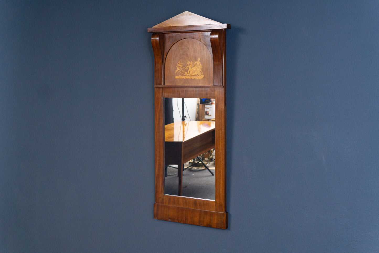 Biedermeier Spiegel Wandspiegel Vintage Alt Antik 2401_1507