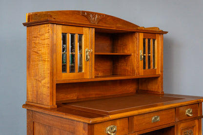 restaur. Schreibtisch Sekretär Büro Tisch Schrank Antik MÖBLINGER 2411_2708
