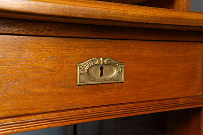 restaur. Schreibtisch Sekretär Büro Tisch Schrank Antik MÖBLINGER 2411_2708