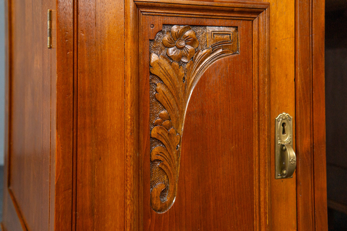 restaur. Schreibtisch Sekretär Büro Tisch Schrank Antik MÖBLINGER 2411_2708