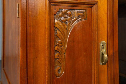 restaur. Schreibtisch Sekretär Büro Tisch Schrank Antik MÖBLINGER 2411_2708