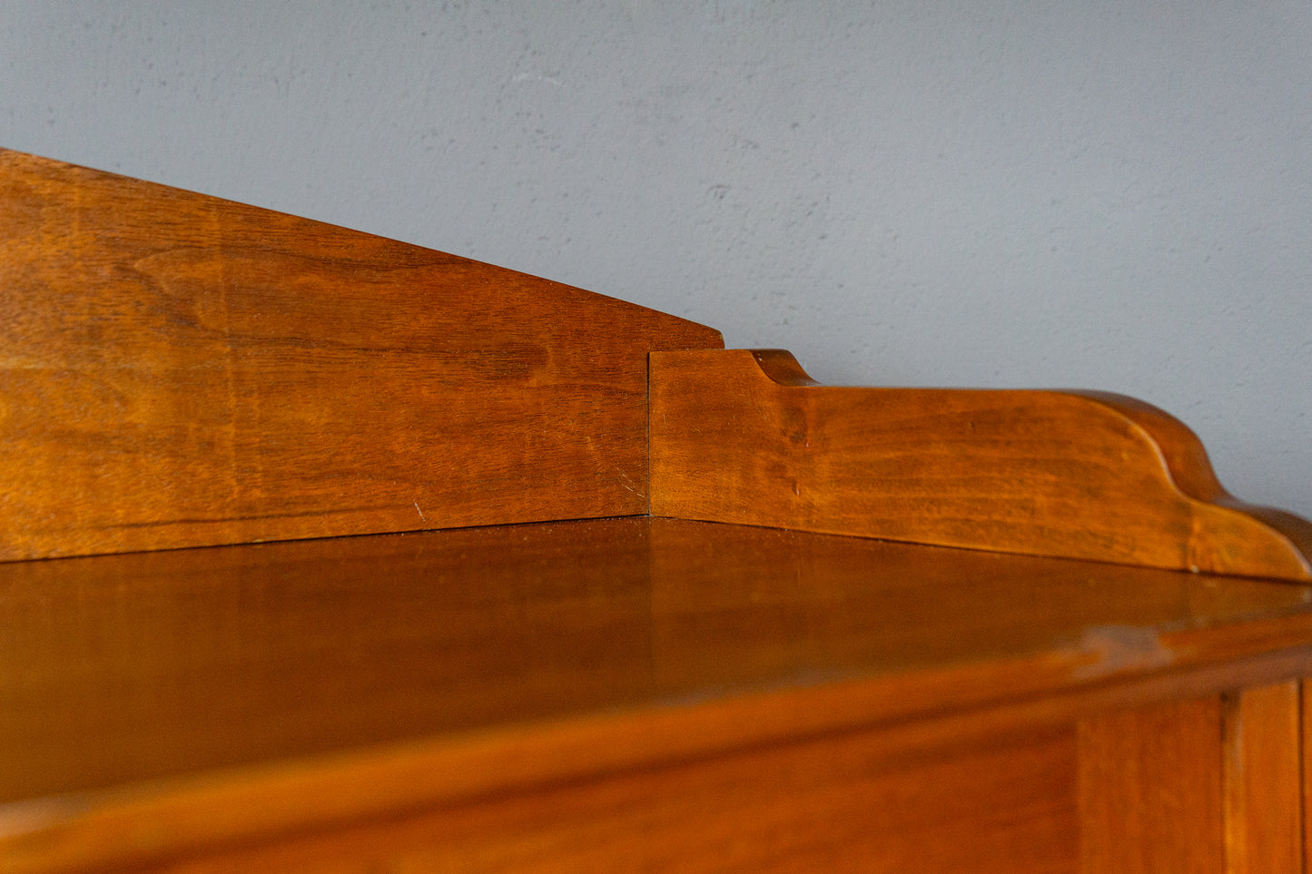 restaur. Schreibtisch Sekretär Büro Tisch Schrank Antik MÖBLINGER 2411_2708