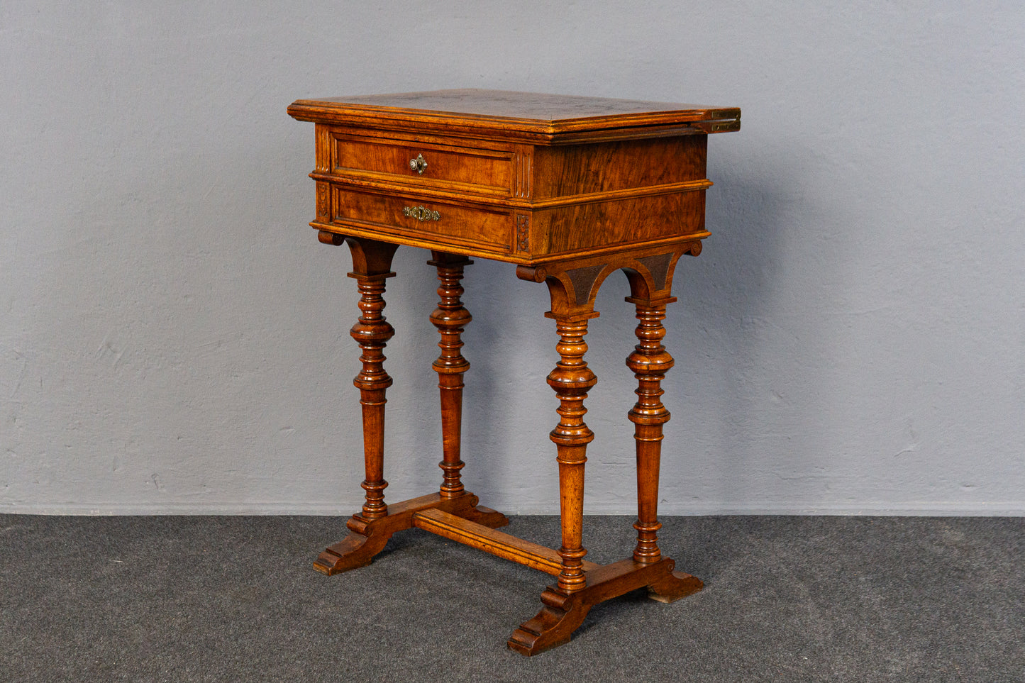 Gründerzeit Schrank Vintage Tisch Kommode Nähtisch Antik MÖBLINGER 2411_2801