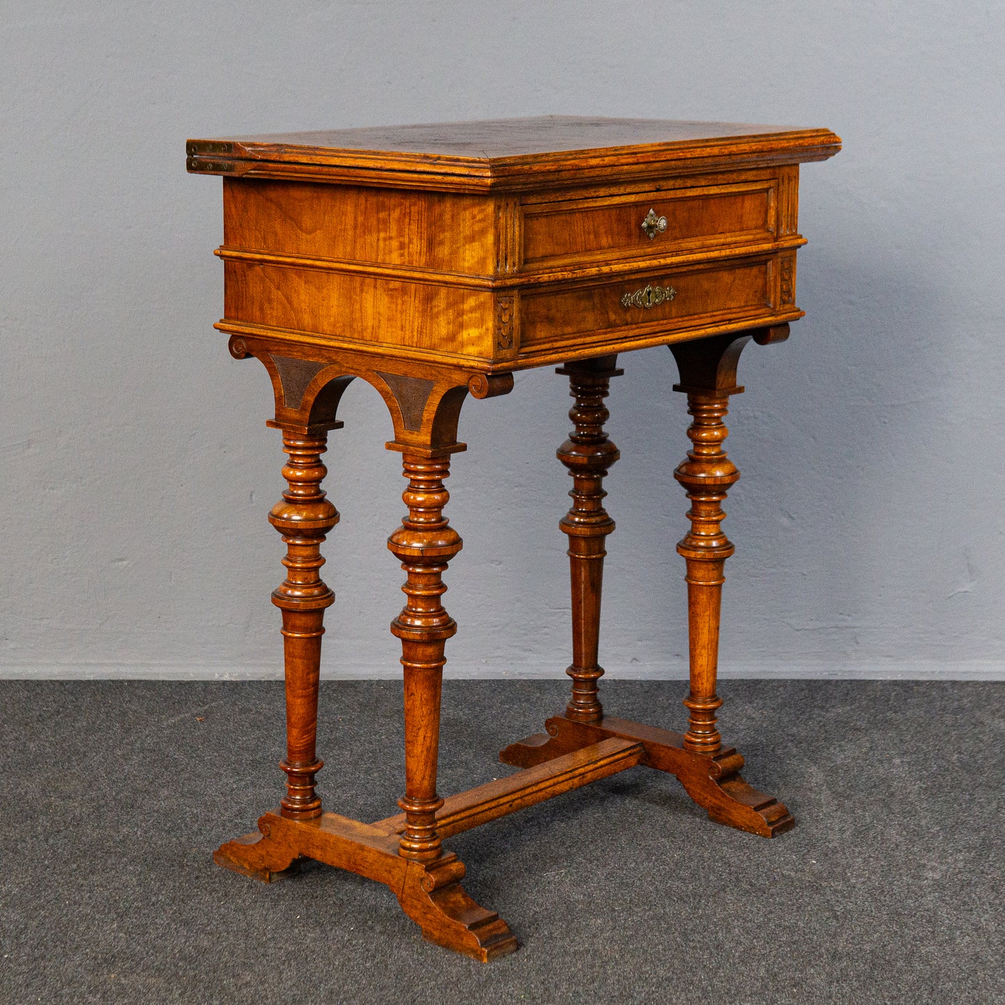 Gründerzeit Schrank Vintage Tisch Kommode Nähtisch Antik MÖBLINGER 2411_2801