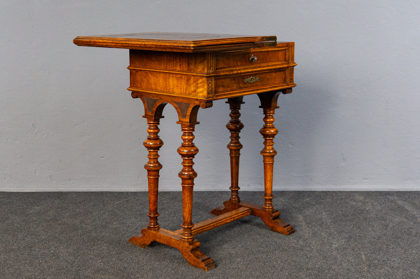 Gründerzeit Schrank Vintage Tisch Kommode Nähtisch Antik MÖBLINGER 2411_2801