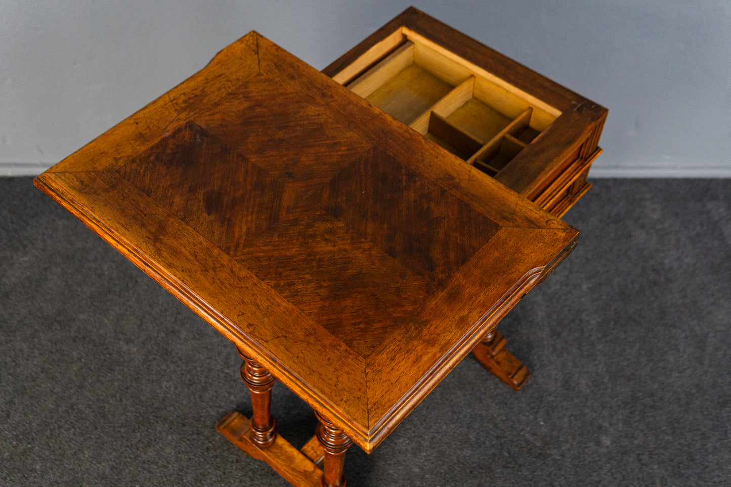 Gründerzeit Schrank Vintage Tisch Kommode Nähtisch Antik MÖBLINGER 2411_2801