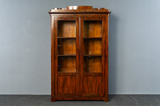 Biedermeier Vitrine Bücherschrank Regal Kommode Antik Alt MÖBLINGER 2412_0202