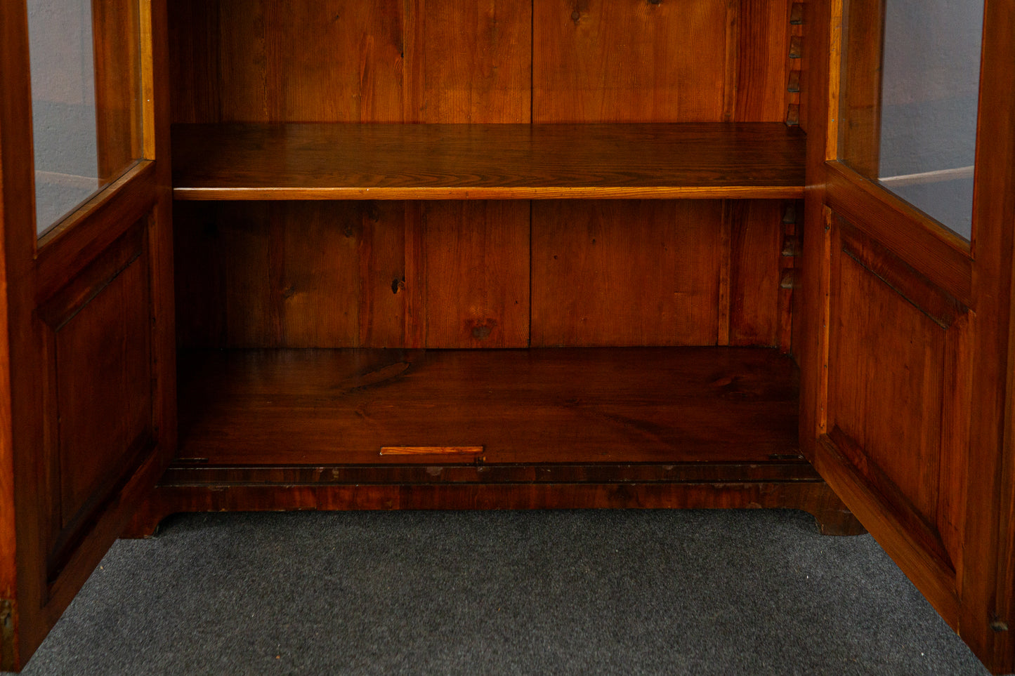 Biedermeier Vitrine Bücherschrank Regal Kommode Antik Alt MÖBLINGER 2412_0202