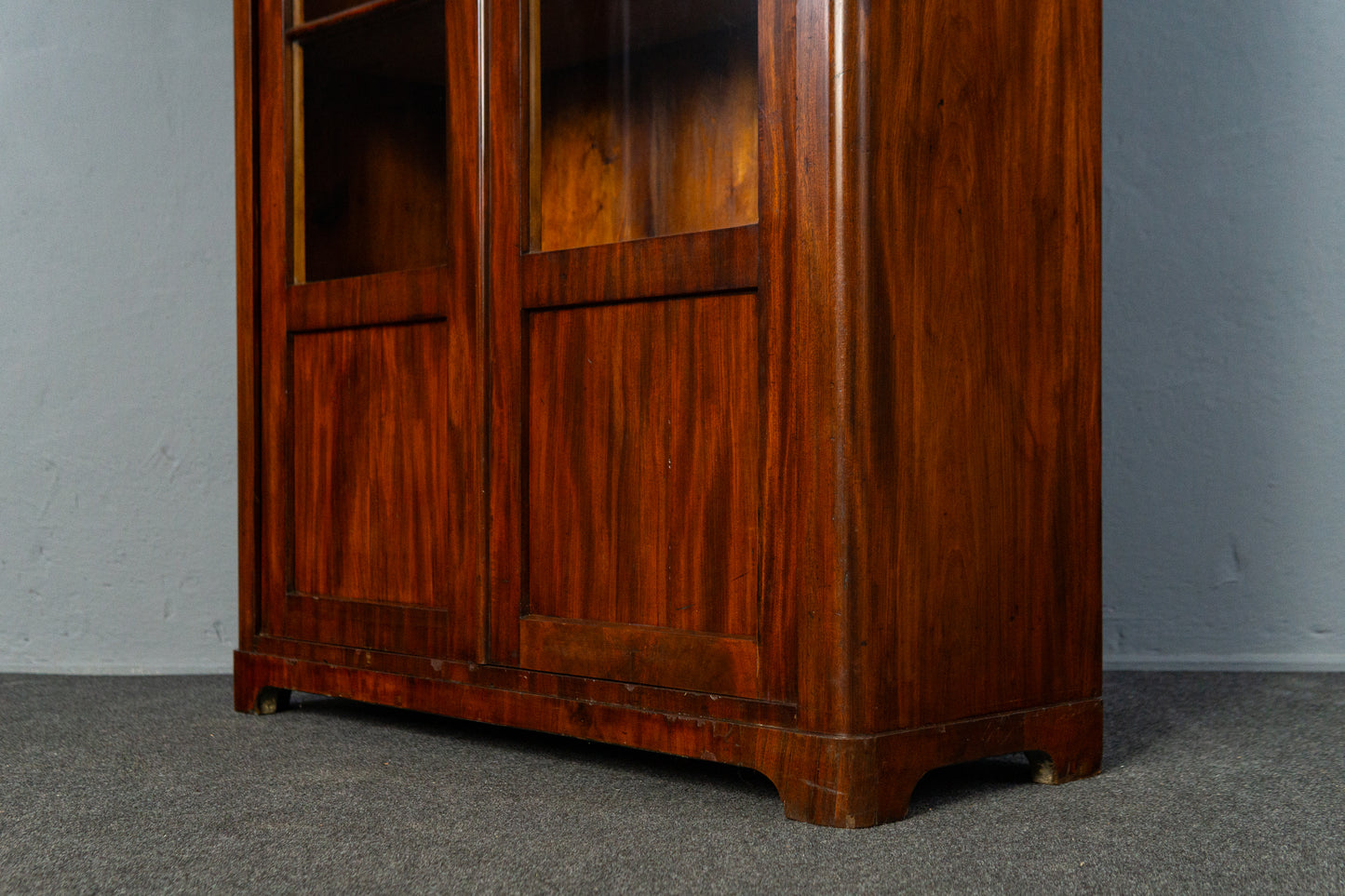 Biedermeier Vitrine Bücherschrank Regal Kommode Antik Alt MÖBLINGER 2412_0202