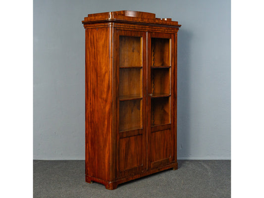 Biedermeier Vitrine Bücherschrank Regal Kommode Antik Alt MÖBLINGER 2412_0202