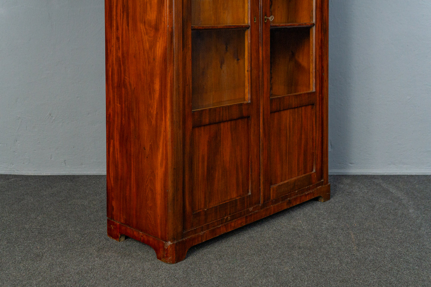 Biedermeier Vitrine Bücherschrank Regal Kommode Antik Alt MÖBLINGER 2412_0202