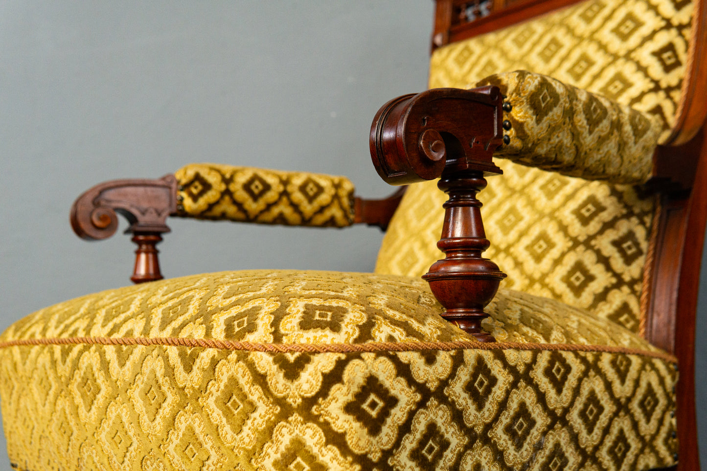 Paar Gründerzeit Sessel Sofa Couch Stuhl Vintage Antik MÖBLINGER 2412_0203
