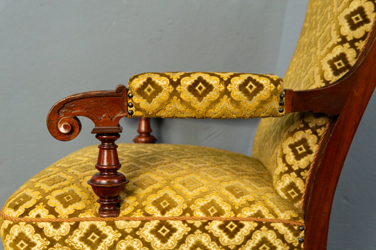 Paar Gründerzeit Sessel Sofa Couch Stuhl Vintage Antik MÖBLINGER 2412_0203