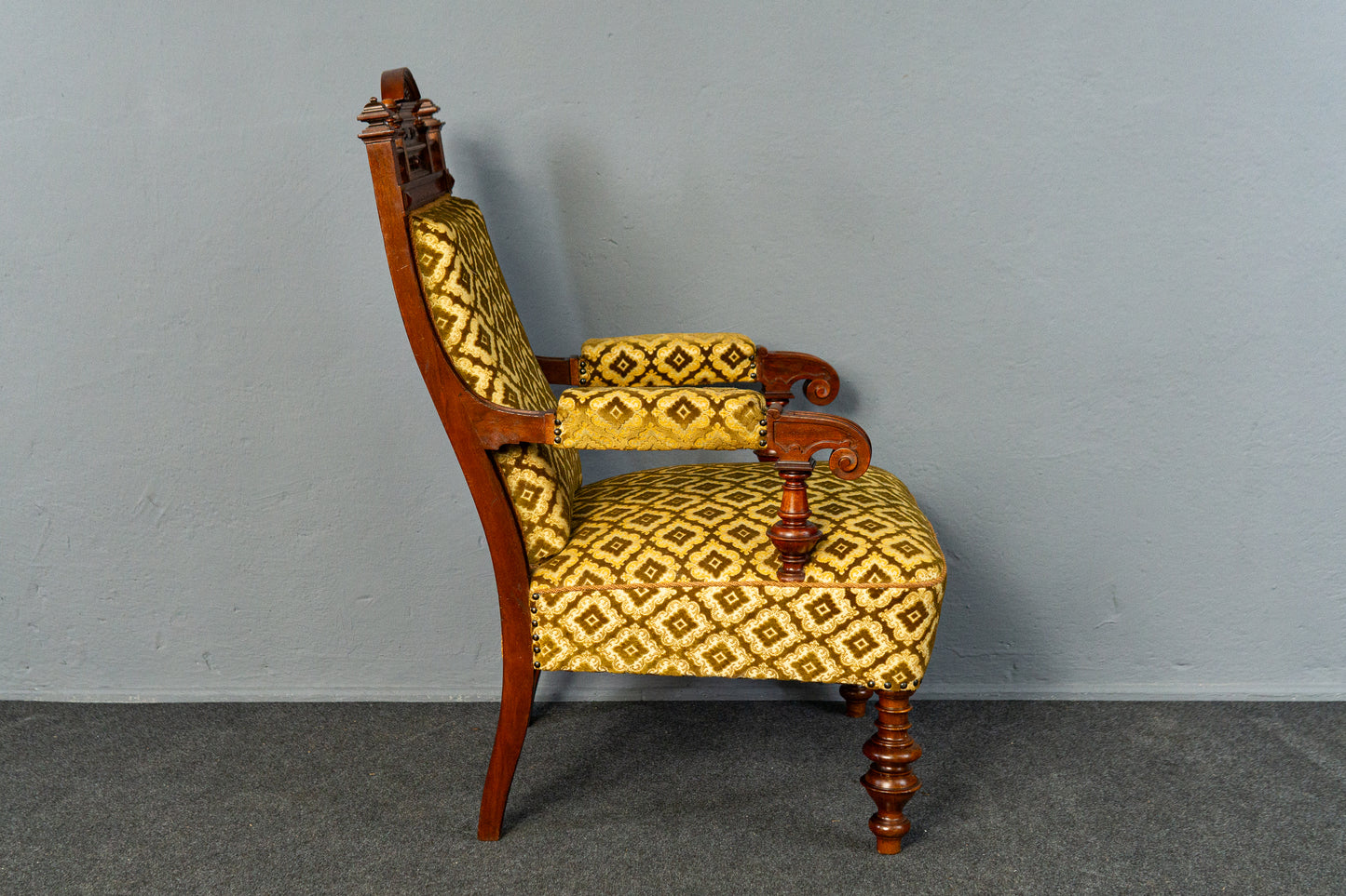 Paar Gründerzeit Sessel Sofa Couch Stuhl Vintage Antik MÖBLINGER 2412_0203