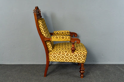 Paar Gründerzeit Sessel Sofa Couch Stuhl Vintage Antik MÖBLINGER 2412_0203