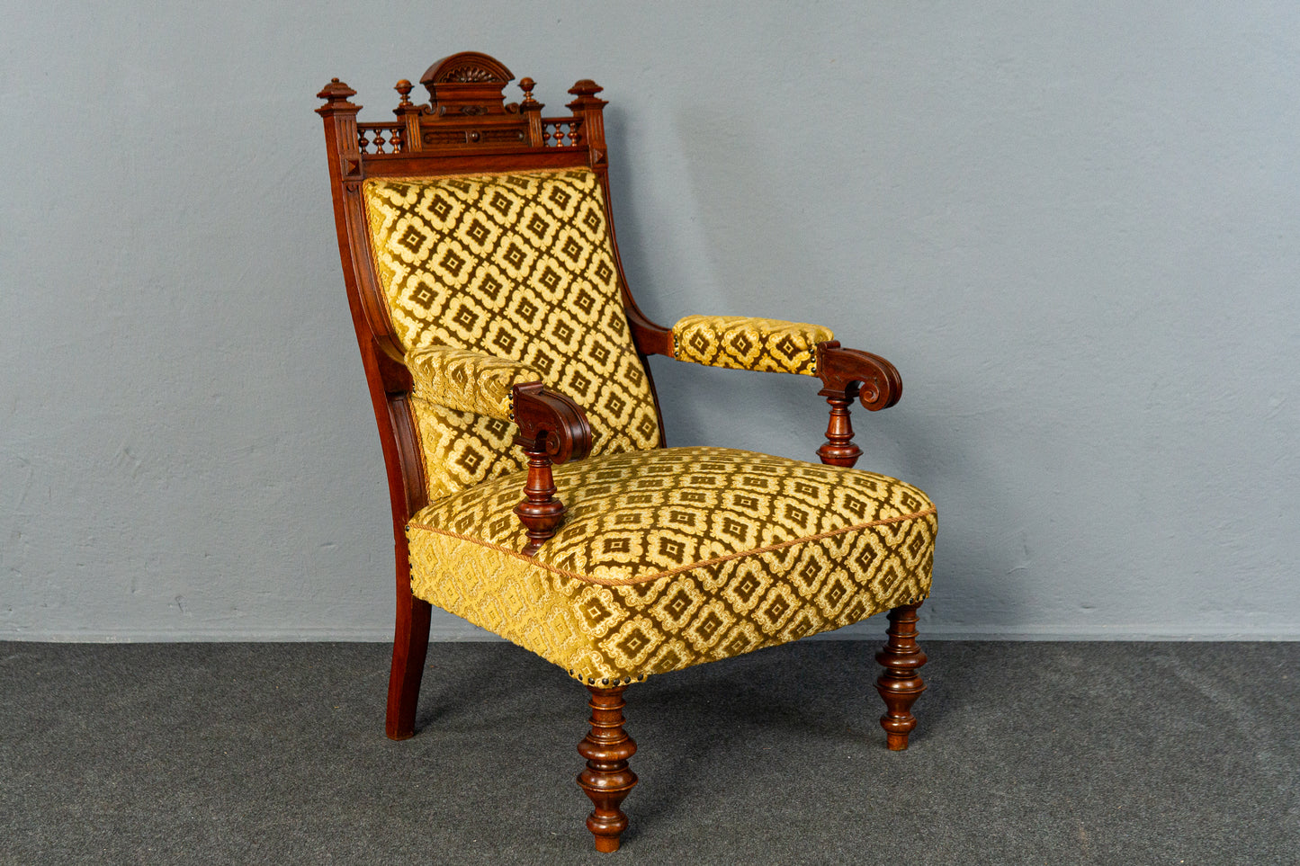 Paar Gründerzeit Sessel Sofa Couch Stuhl Vintage Antik MÖBLINGER 2412_0203