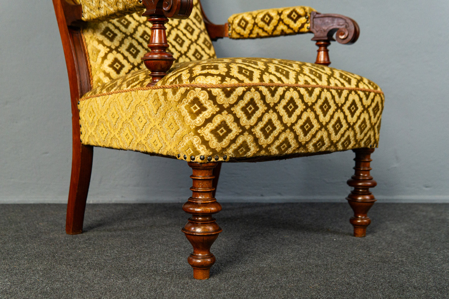 Paar Gründerzeit Sessel Sofa Couch Stuhl Vintage Antik MÖBLINGER 2412_0203