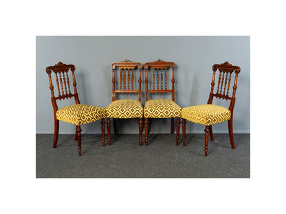4er Set Stühle Sessel Stuhl Sofa Couch Tisch Antik Alt MÖBLINGER 2412_0204