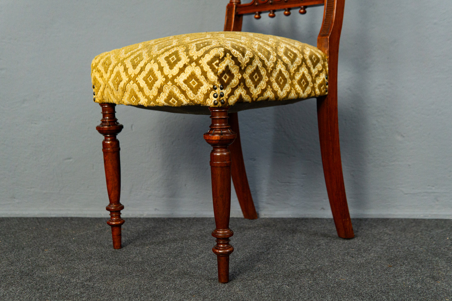 4er Set Stühle Sessel Stuhl Sofa Couch Tisch Antik Alt MÖBLINGER 2412_0204
