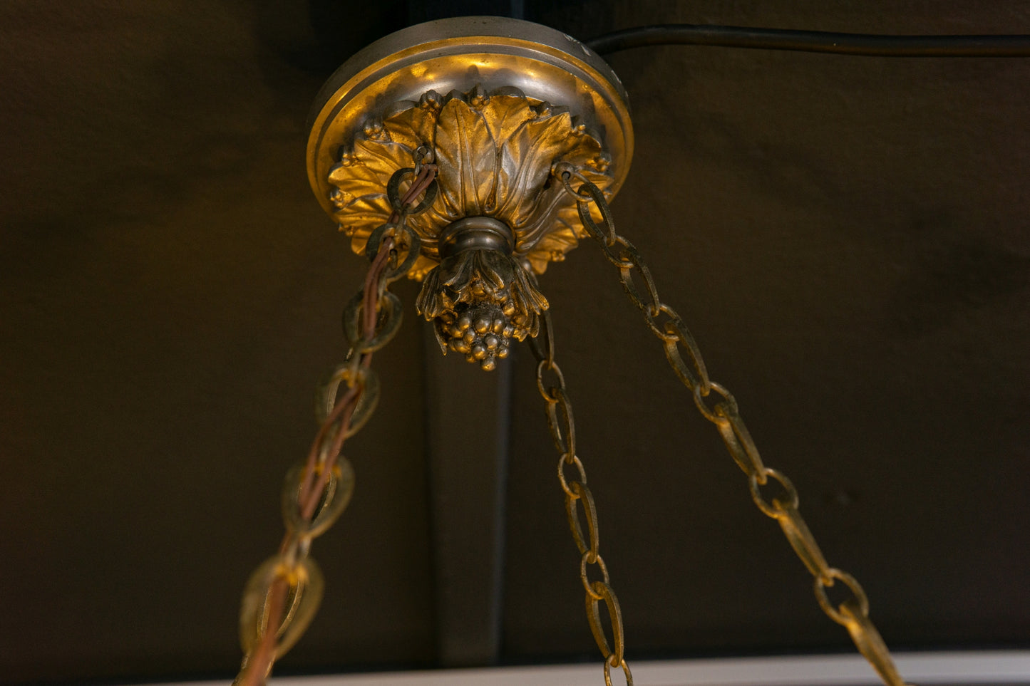 Art Deco Kronleuchter Degue' Leuchte Licht Lampe Antik Alt 2401_2502