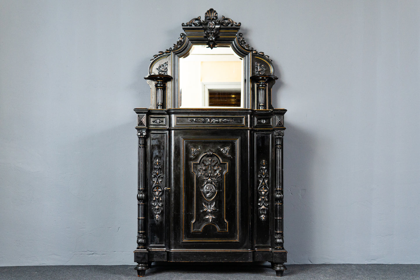 Vintage Alt Schrank Kommode Antik Anrichte Buffet Regal MÖBLINGER