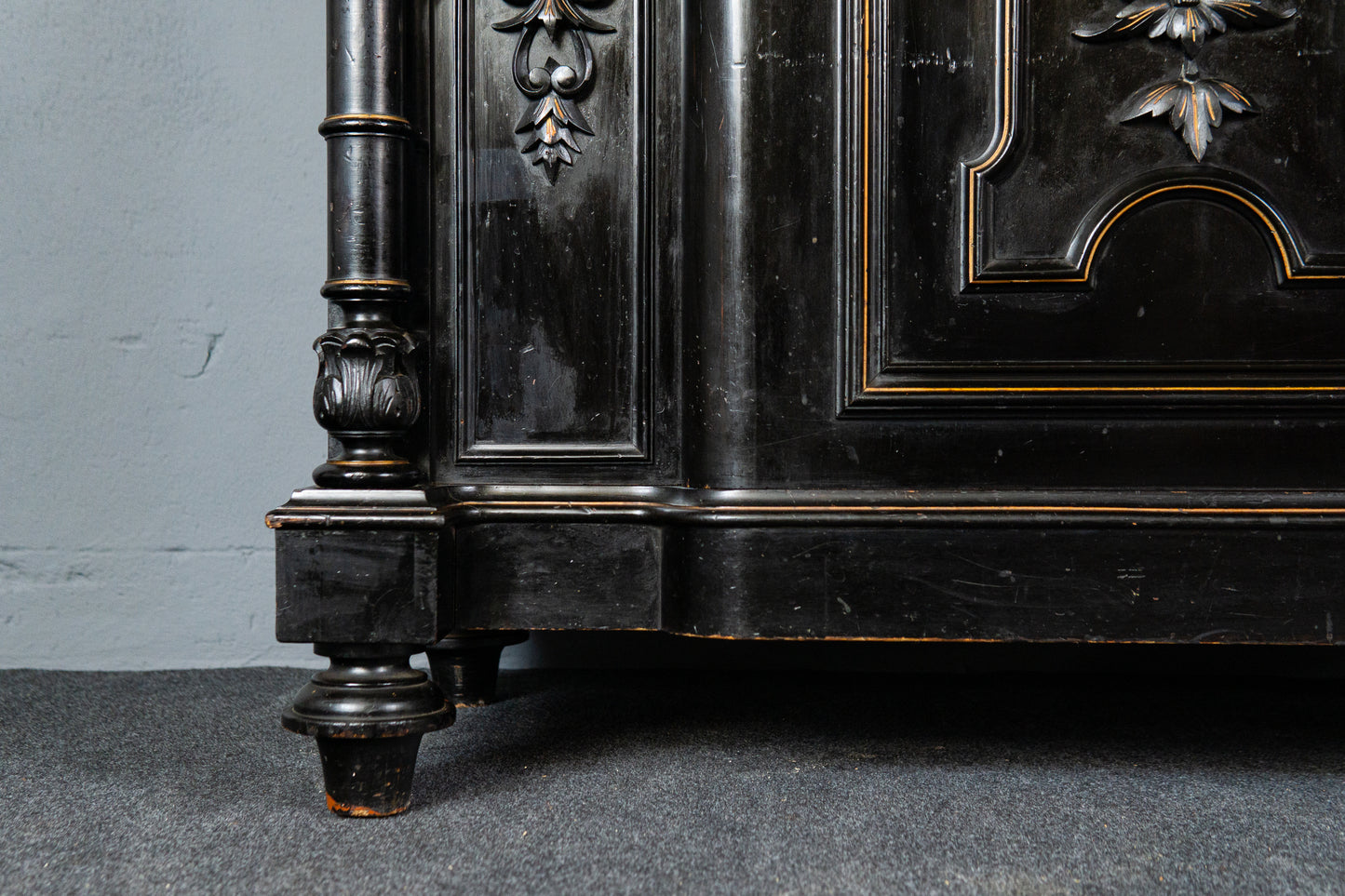 Vintage Alt Schrank Kommode Antik Anrichte Buffet Regal MÖBLINGER