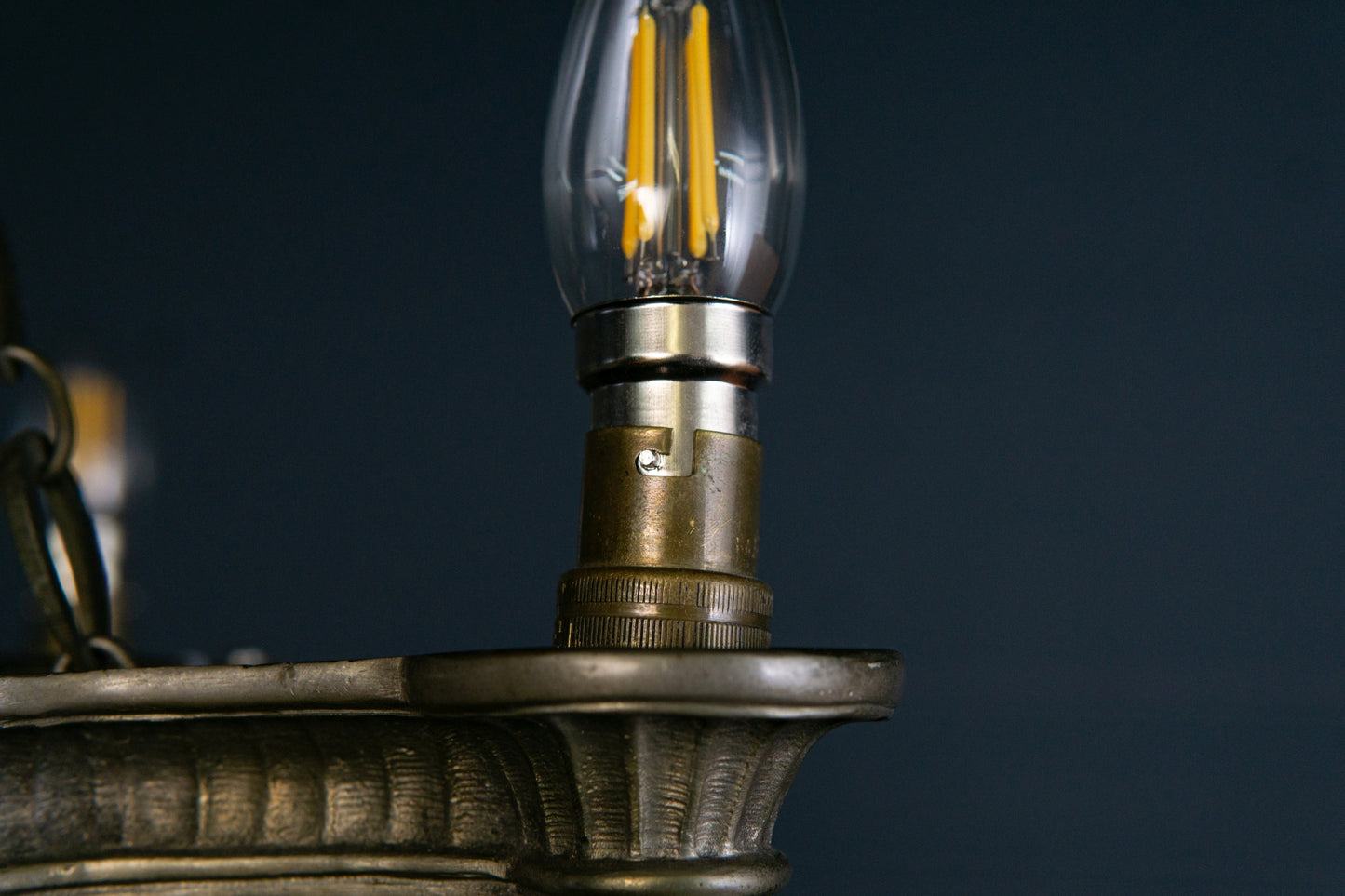 Art Deco Kronleuchter Degue' Leuchte Licht Lampe Antik Alt 2401_2502