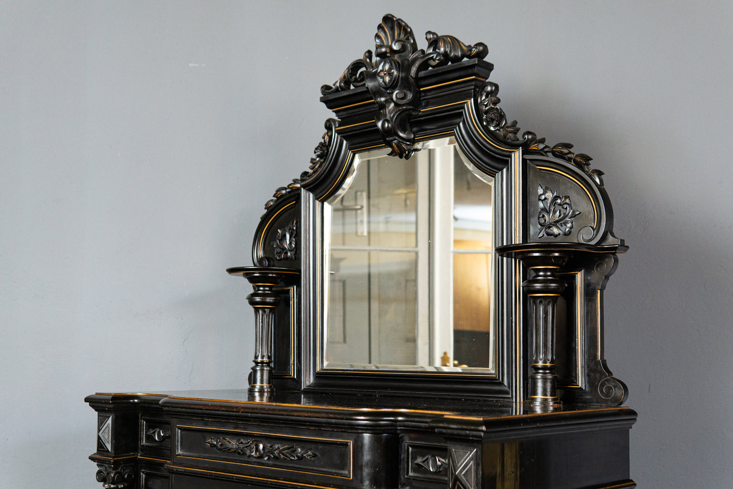 Vintage Alt Schrank Kommode Antik Anrichte Buffet Regal MÖBLINGER