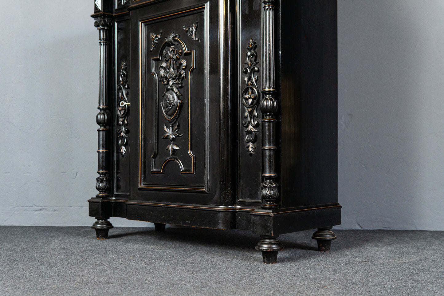 Vintage Alt Schrank Kommode Antik Anrichte Buffet Regal MÖBLINGER