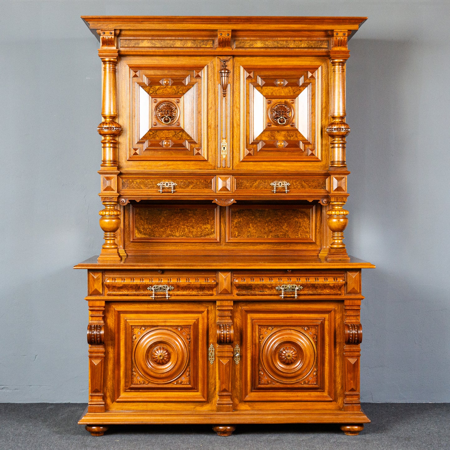 Groschkus Gründerzeit Antik Buffet Alt Schrank Anrichte MÖBLINGER 2412_0303