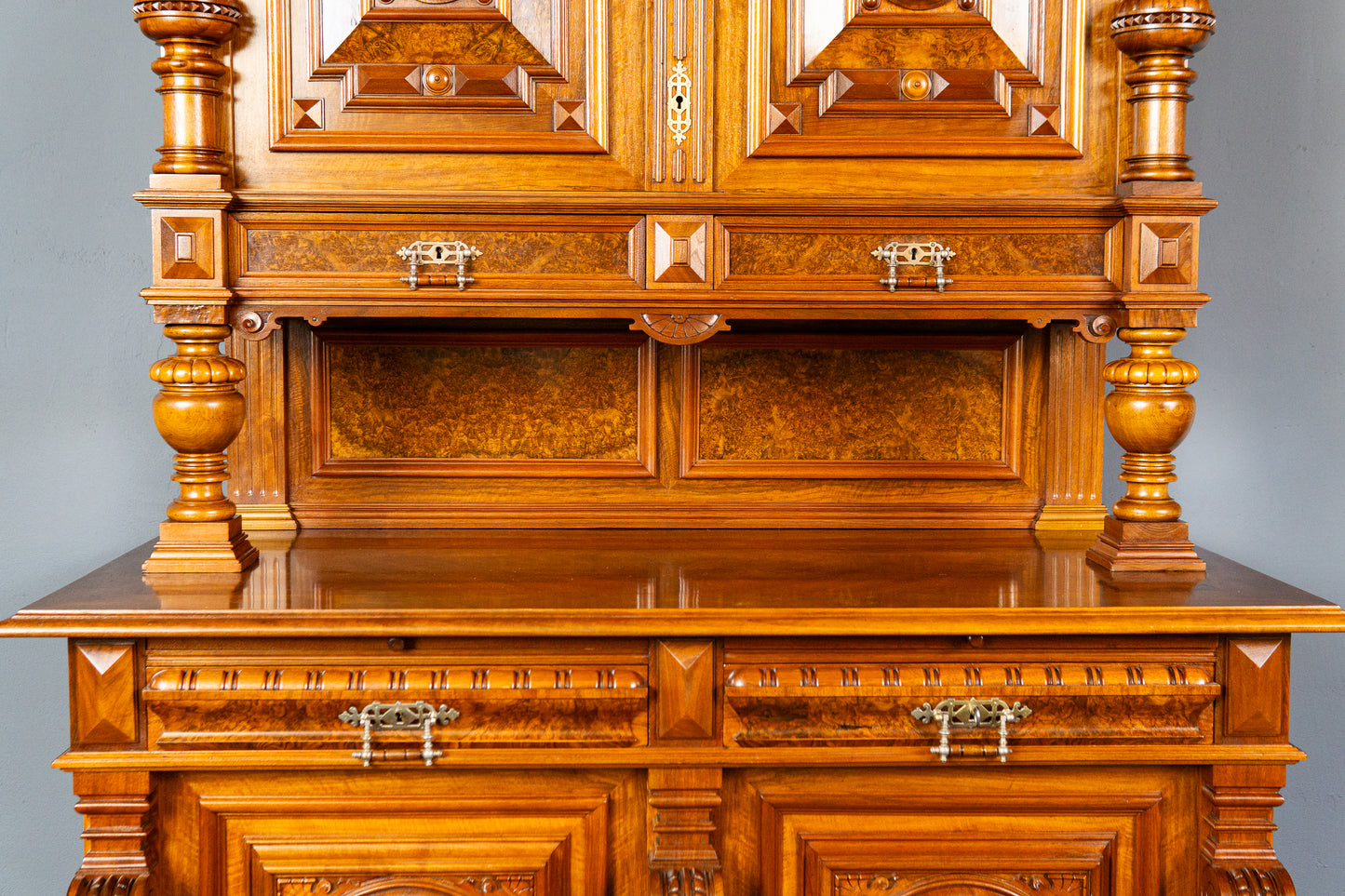 Groschkus Gründerzeit Antik Buffet Alt Schrank Anrichte MÖBLINGER 2412_0303