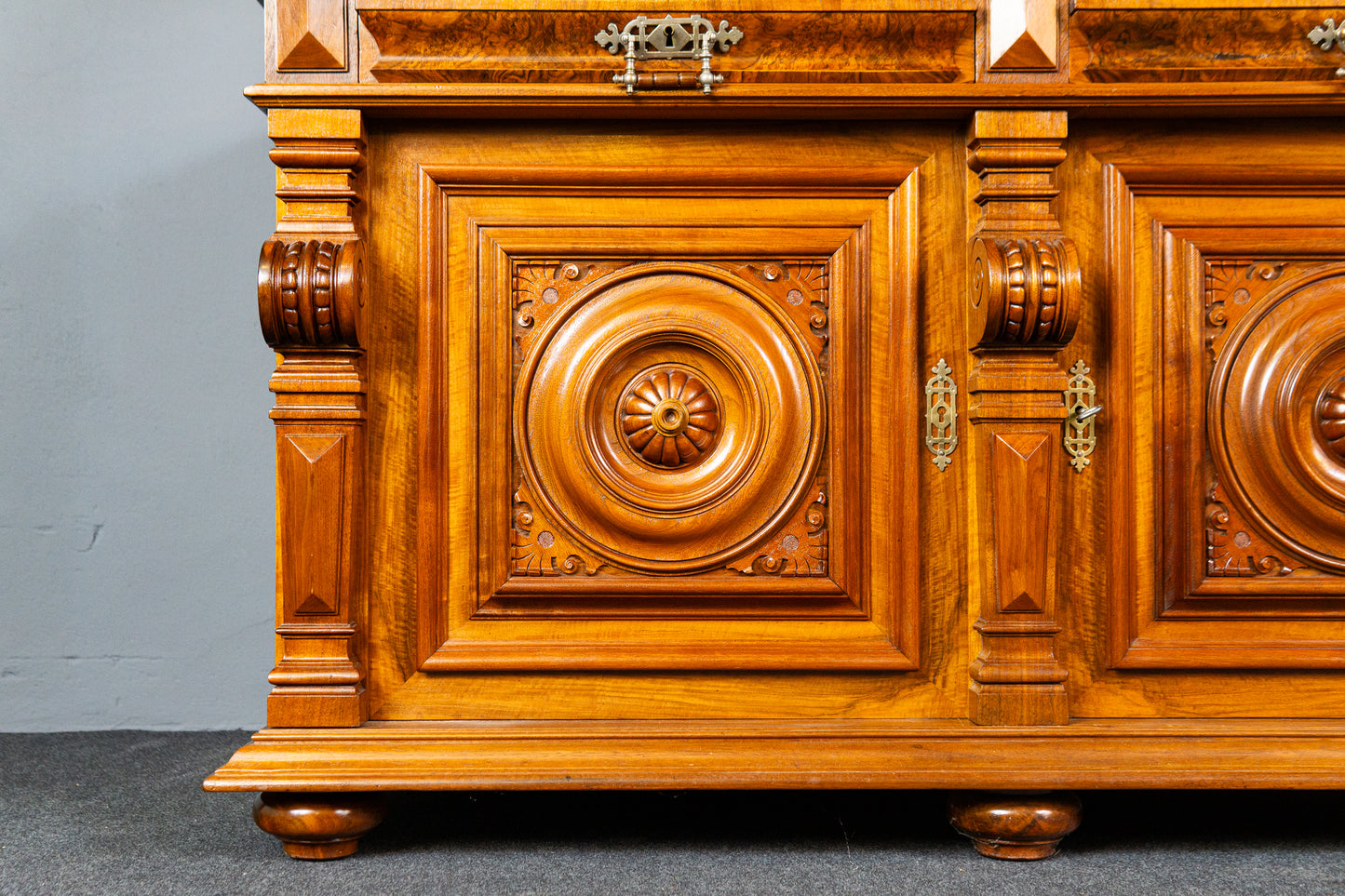 Groschkus Gründerzeit Antik Buffet Alt Schrank Anrichte MÖBLINGER 2412_0303