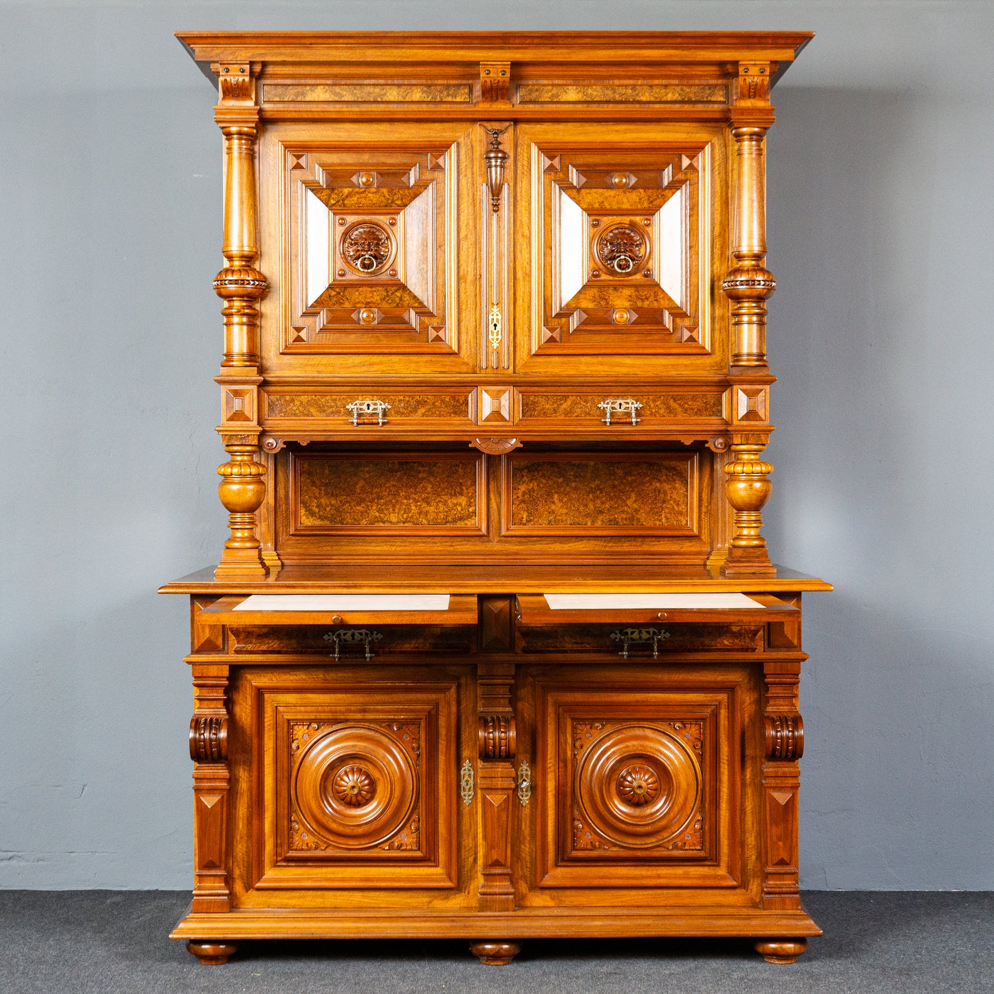 Groschkus Gründerzeit Antik Buffet Alt Schrank Anrichte MÖBLINGER 2412_0303