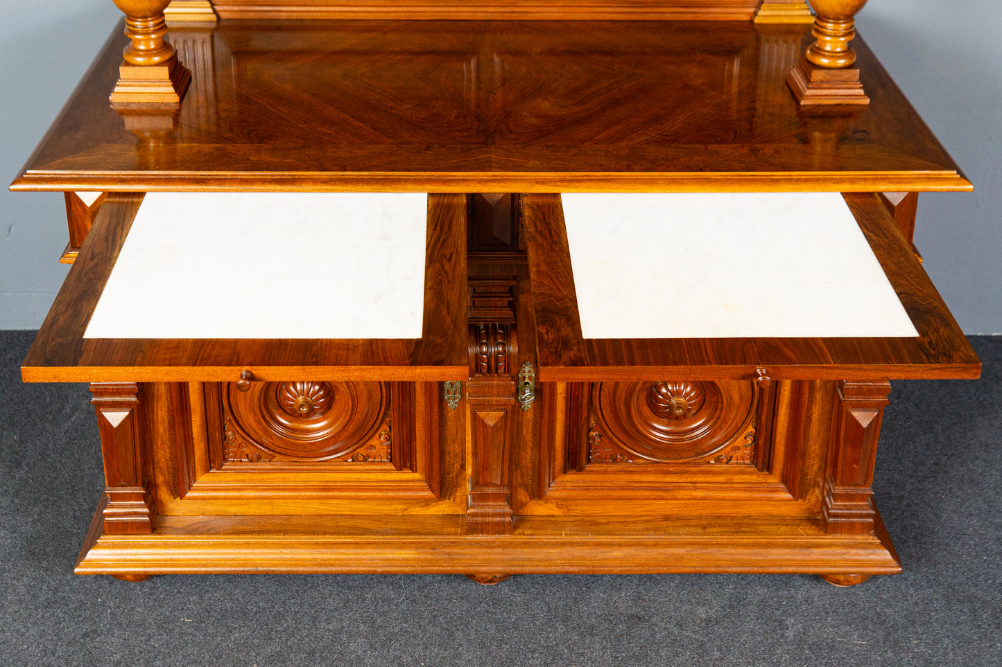 Groschkus Gründerzeit Antik Buffet Alt Schrank Anrichte MÖBLINGER 2412_0303