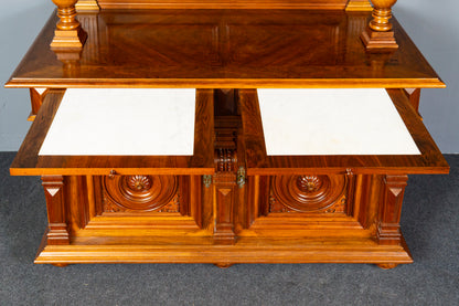 Groschkus Gründerzeit Antik Buffet Alt Schrank Anrichte MÖBLINGER 2412_0303